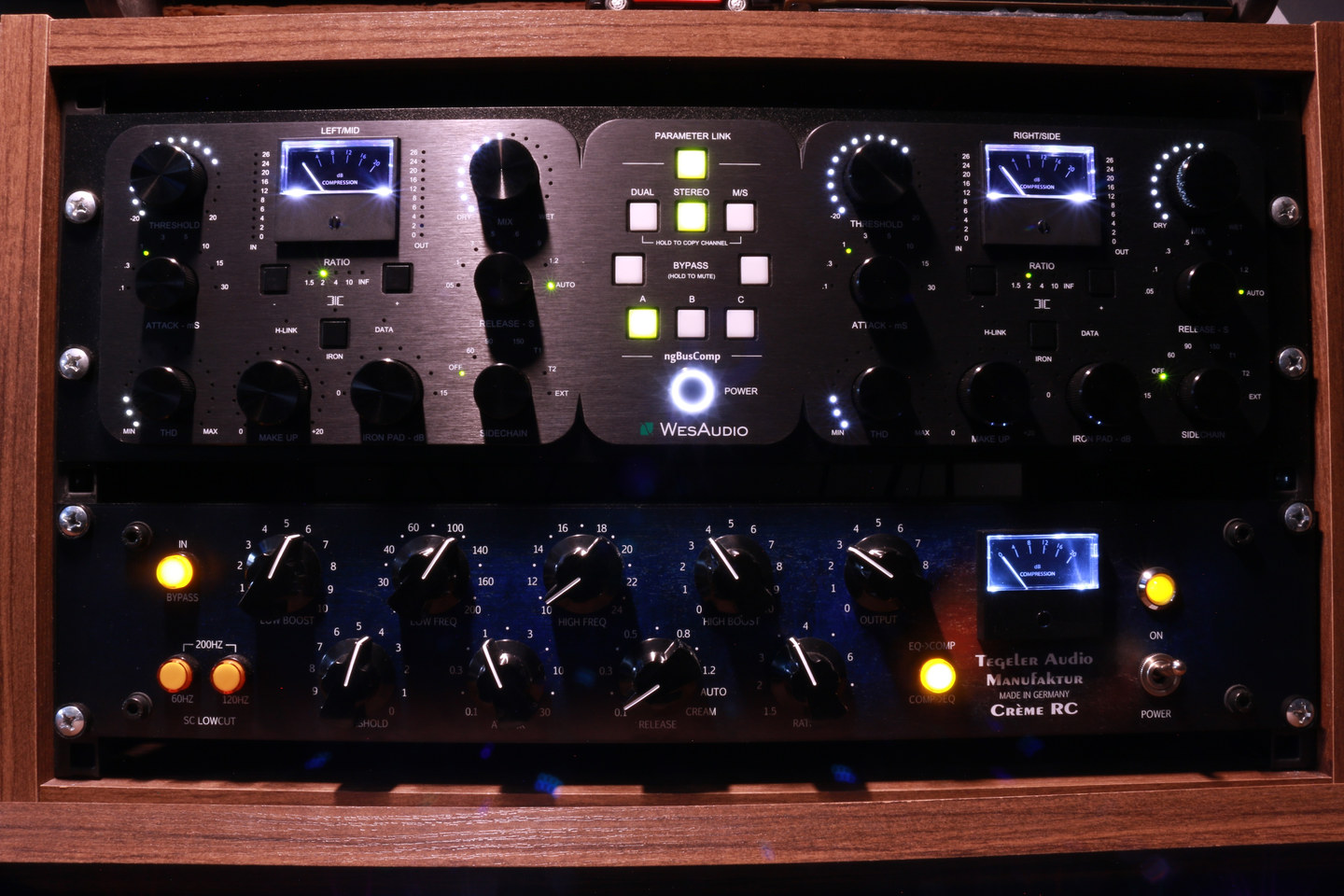 WesAudio and Tegeler rack
